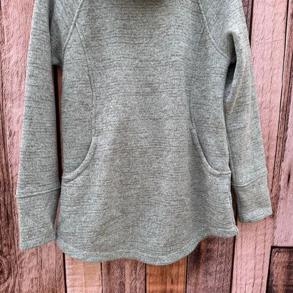 Prana Tri Thermal Thread Tunic Pullover Glacier Gray Medium NWT Basic Recycled - Picture 4 of 13